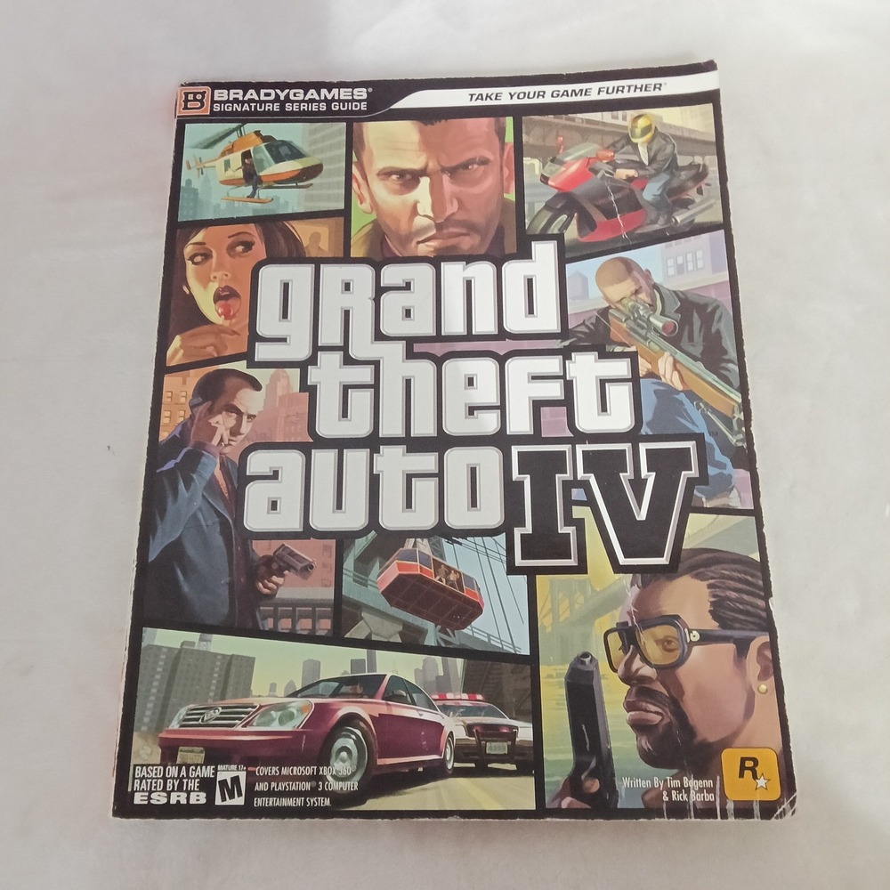 Grand Theft Auto IV GTA 4 Brady Games Series Strategy Guide Xbox 360 PS3